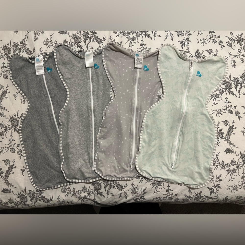 Bundle of 4 Love to Dream Swaddles, Size S (8-13 lbs.)